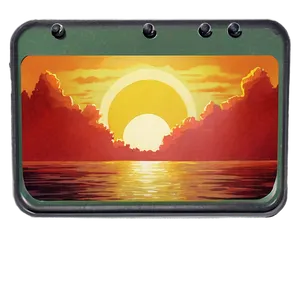 Nostalgic Sunset Horizon Png 45 PNG image