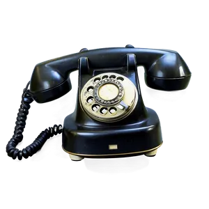 Nostalgic Vintage Phone PNG 06212024 PNG