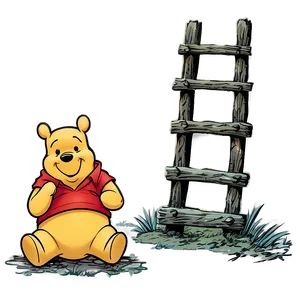Nostalgic Winnie The Pooh Art PNG Wvv1 PNG