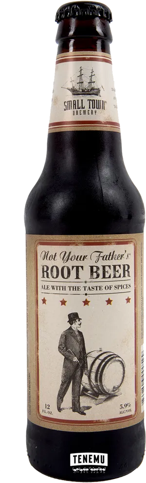 Not Your Fathers Root Beer Bottle PNG image