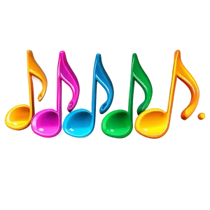 Notas Musicales 3d Png Pnh PNG image