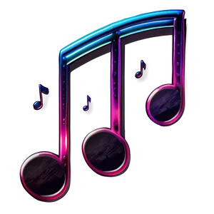 Notas Musicales Minimalist Png 06122024 PNG image