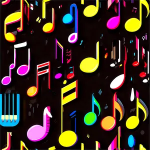 Notas Musicales Minimalist Png Uxk PNG image