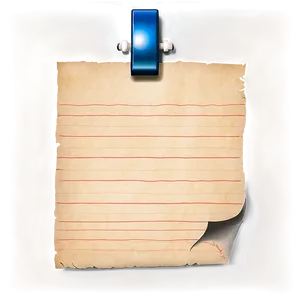 Note Paper D PNG