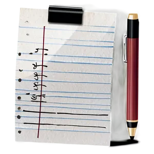Note Paper Pin PNG Vku PNG