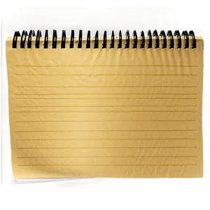 Note Paper Sheet PNG 06262024 PNG