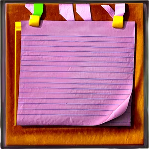 Note Paper Texture PNG 91