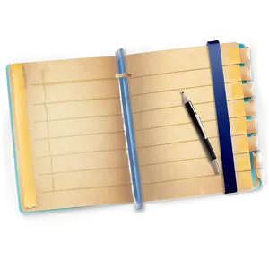 Note Paper With Bookmark Png 39 PNG image