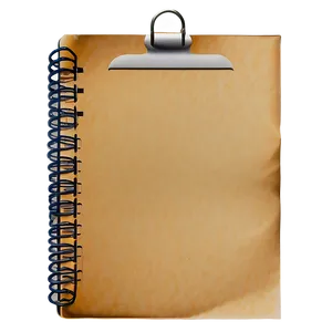 Note Paper With Clip PNG Rxs75 PNG