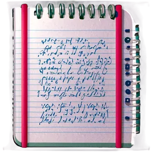 Notebook Paper For Writing Png 64 PNG image