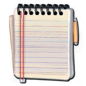 Notebook Paper Page Png Bsh2 PNG image