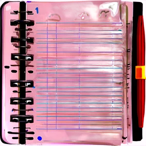Notebook Paper Page Png Uob14 PNG image