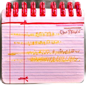 Notebook Paper PNG 73