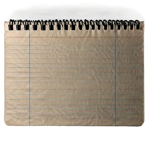 Notebook Paper Sheet Png Spe80 PNG image
