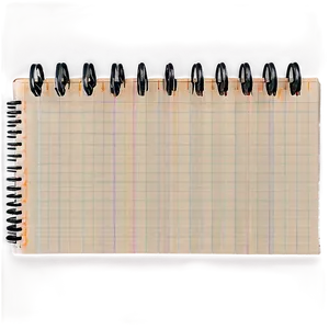 Notebook Paper Sheet Png Wes52 PNG image