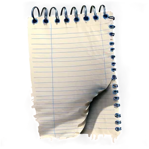 Notebook Paper Tear Png 05252024 PNG image