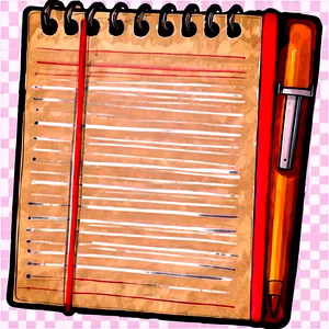 Notebook Paper With Border Png 05252024 PNG image