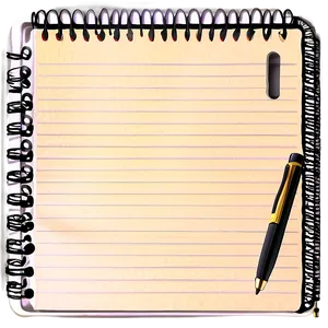 Notebook Paper With Clip Png 56 PNG image