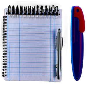 Notebook Paper With Clip Png Wqt21 PNG image