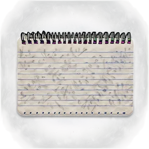 Notebook Paper With Doodles Png 83 PNG image