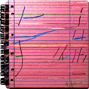 Notebook Paper With Lines And Margin Png Wyg52 PNG image