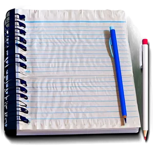 Notebook Paper With Shadow Png Ogy32 PNG image