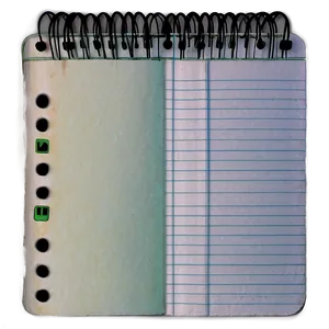 Notebook Paper With Shadow Png Ptp96 PNG image