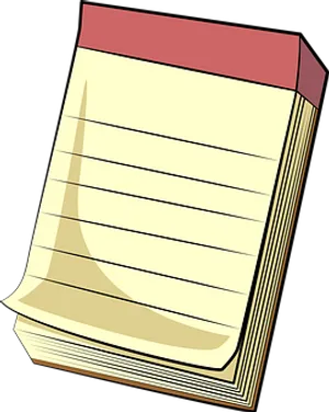 Notepad Clipart Image PNG image