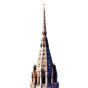 Notre Dame Detailed Spire Png Knv PNG image