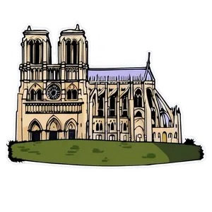 Notre Dame French Gothic Png 85 PNG image