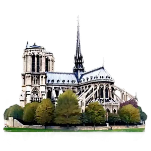 Notre Dame French Gothic Png Qyj PNG image