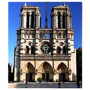 Notre Dame Historic Edifice Png 28 PNG image