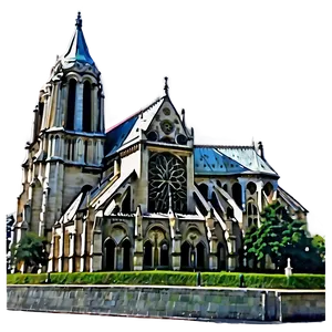 Notre Dame Historic Edifice Png Nas70 PNG image