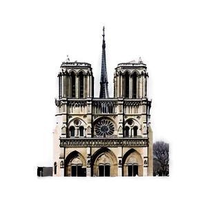 Notre Dame Restoration Work Png 06252024 PNG image