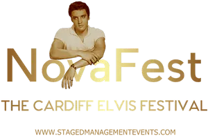 Nova Fest Cardiff Elvis Festival Promotional Graphic PNG image