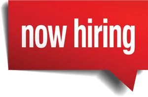 Now Hiring Sign Graphic PNG image