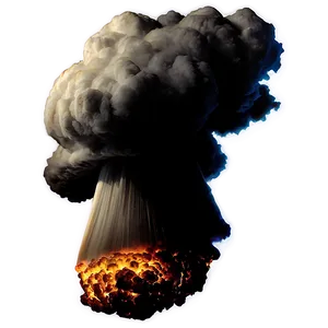 Nuclear Blast Silhouette PNG Blx9