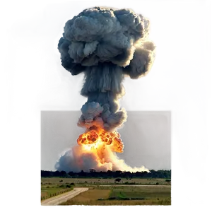 Nuclear Bomb Destruction Png 05252024 PNG image