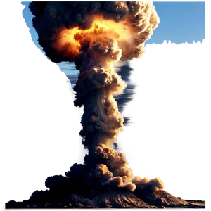 Nuclear Bomb Destruction PNG Soh