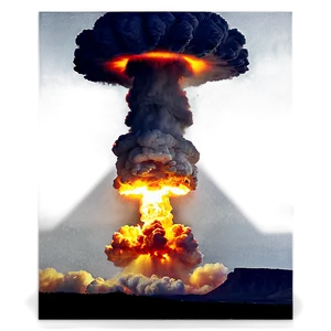 Nuclear Bomb Explosion Png 05252024 PNG image