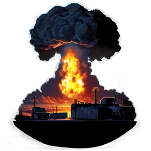 Nuclear Bomb Silhouette PNG 67 PNG
