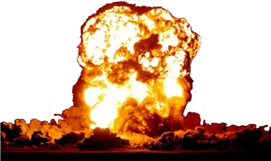 Nuclear Explosion Mushroom Cloud PNG image