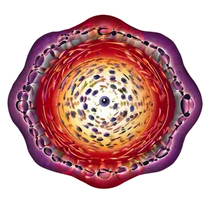 Nucleus With Chromosomes Png Xfb PNG image