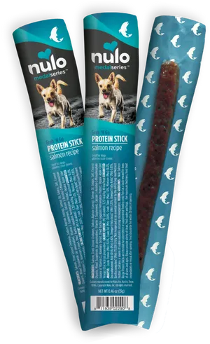 Nulo Dog Protein Sticks Packaging PNG image