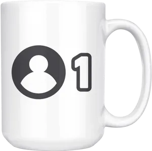 Number One Gamer Mug PNG image