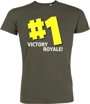 Number1 Victory Royale T Shirt PNG image