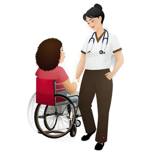 Nurse And Patient Png Xju PNG image