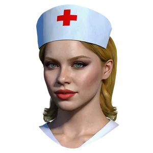Nurse Hat Pattern PNG Ncd