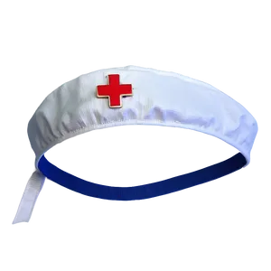 Nurse Hat With Ribbon PNG 34