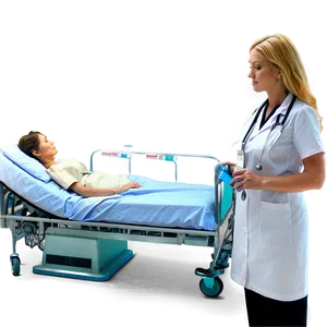 Nurse In Patient Room Png Bhh PNG image